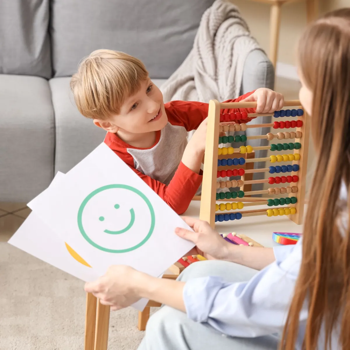 therapy with a boy
